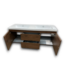 56575 Rosewood Floating Vanity W/acrylic Top 59"