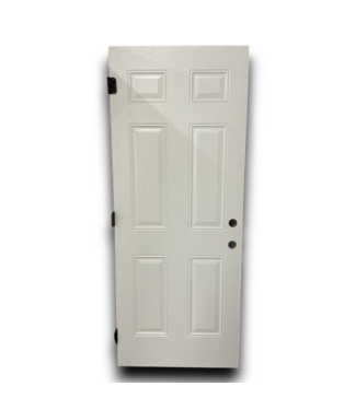 Bud's Warehouse 56580 32 X 80 White 6 Panel Exterior Door Slab
