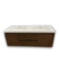 56575 Rosewood Floating Vanity W/acrylic Top 59"