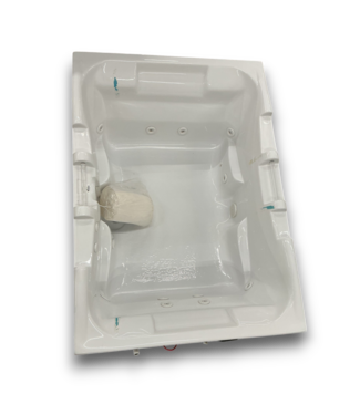Bud's Warehouse 56587 Acrylic Rectangle Drop-in Whirlpool Tub 42" X 60"