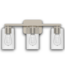 56604 Brushed Nickel 3-light Vanity Light