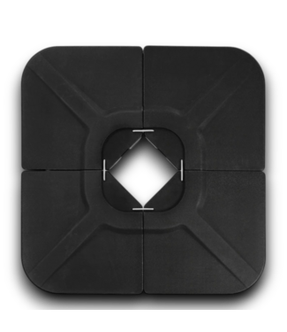 Bud's Warehouse 56608 Black Hdpe Plastic Patio Umbrella Base