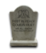 56623 Halloween Tombstone Decoration