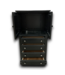 56629 Black Freestanding Dresser 32.25"