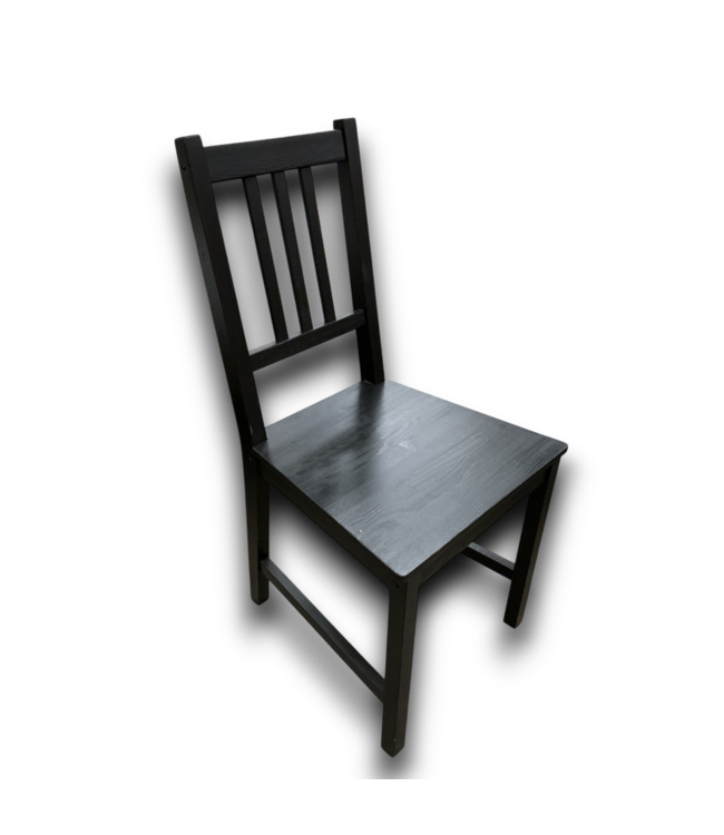 56631 Set Of 4 Black Dining Chairs