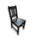 56631 Set Of 4 Black Dining Chairs