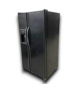 Bud's Warehouse 56633 Black Side By Side Refrigerator 33.5"w