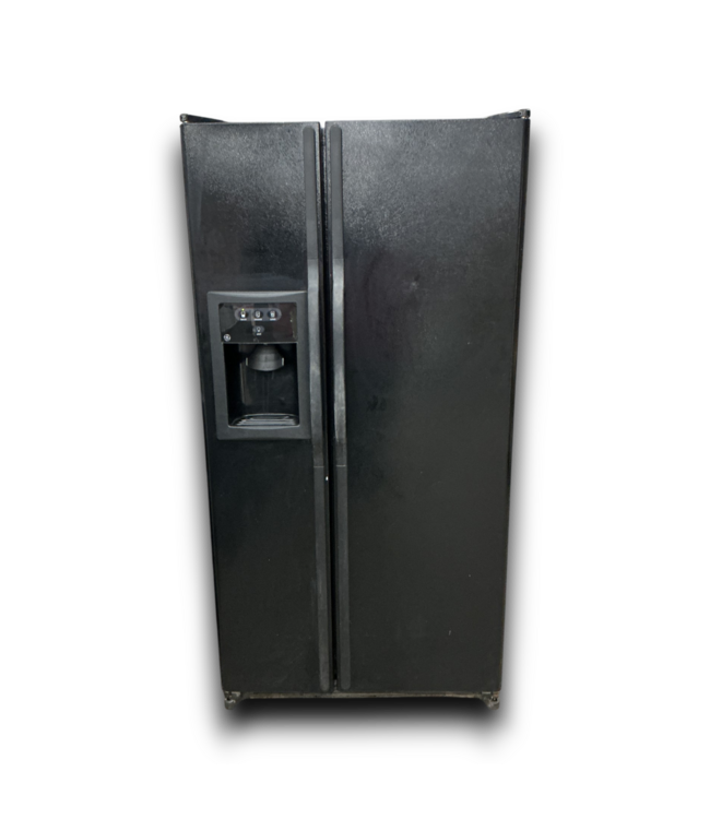 56633 Black Side By Side Refrigerator 33.5"w