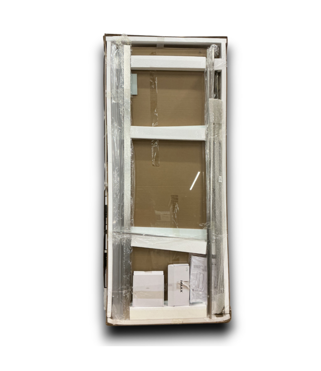 56642 Outback Brushed Nickel Frameless Sliding Shower Door