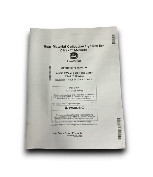 56637 Z515e And Z525e Series Mower 2 Bagger For 54" Deck