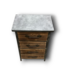 56649 Brown 4-drawer Accent Chest