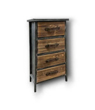 Bud's Warehouse 56649 Brown 4-drawer Accent Chest