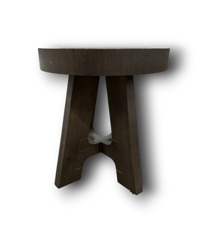 56650 Walnut Side Tables Set Of 2