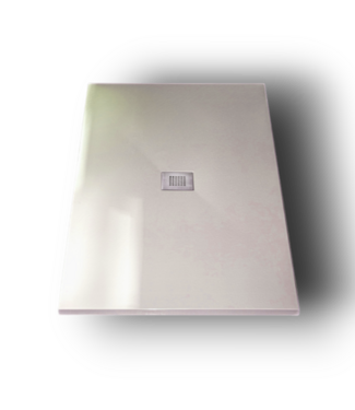 Bud's Warehouse 56657 Beige Center Drain Shower Base 47.75" X 32"