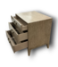 56654 Distressed Oak Nightstand Table 26"w