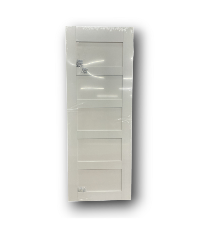 56659 30 X 80 White 5 Panel Interior Door Slab