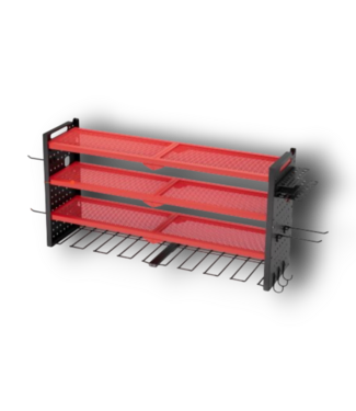 Bud's Warehouse 56677 Power Tool Organizer Wall Mount 4-layer Garage Storage Rack