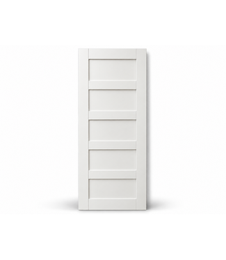 Bud's Warehouse 56659 30 X 80 White 5 Panel Interior Door Slab