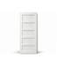 56659 30 X 80 White 5 Panel Interior Door Slab