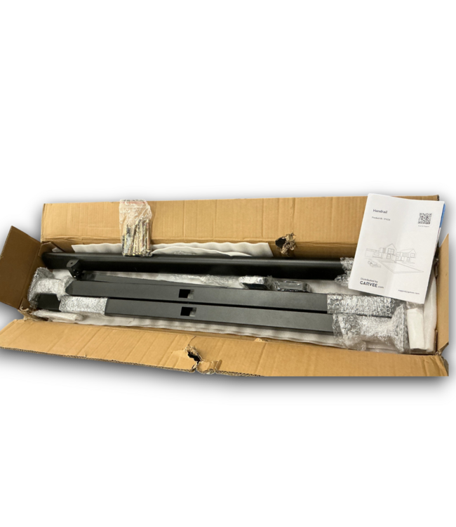 56697 Metal Heigh Adjustable Outdoor 4- Steps Handrail Kit