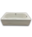 56699 Pro Steel Rectangle Alcove Right Drain Soaking Bathtub