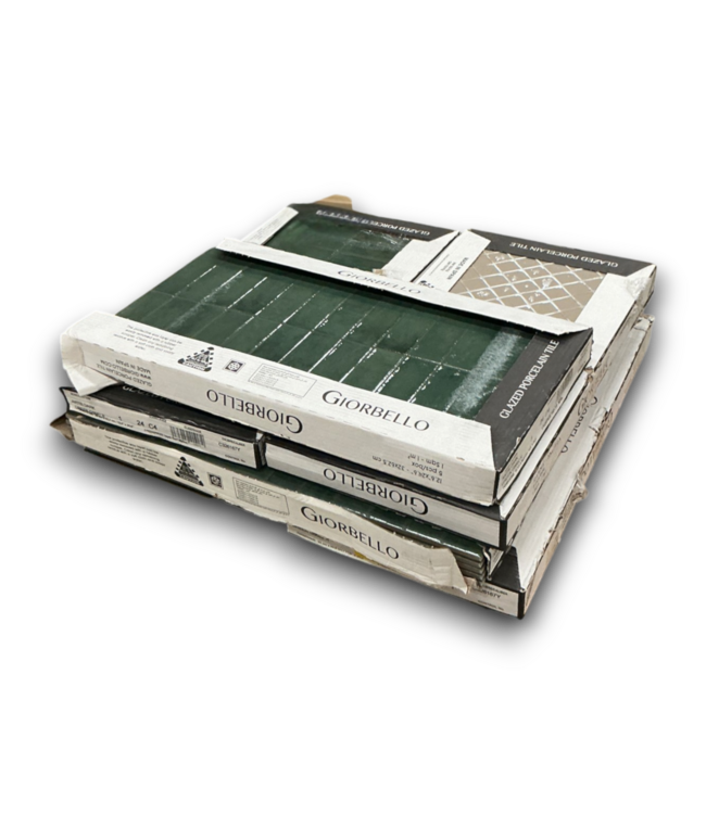 56700 60 Square Ft. Dark Green Porcelain Wall Tile