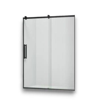 Bud's Warehouse 56705 Matte Black 56 To 60 X 76 Framless Shower Door