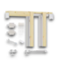 56707 Universal Aluminum Pocket Door Frame W/hardware Kit And Soft Close