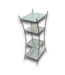 56708 41” High Decorative Glass Shelving Unit