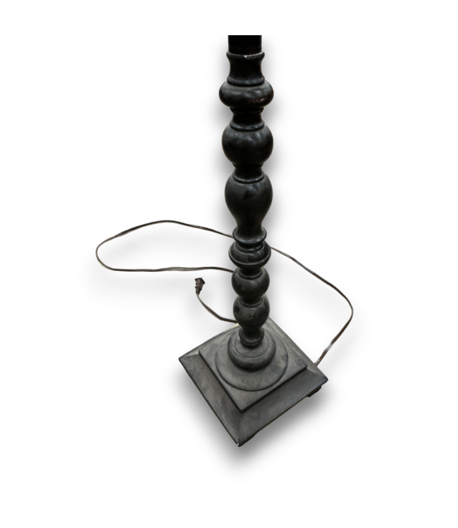 56710 61” Dark Brown Tall Decorative Floor Lamp