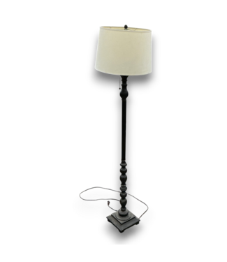 Bud's Warehouse 56710 61” Dark Brown Tall Decorative Floor Lamp