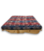 56706 Wooden Frame Futon With Southwestern-style Pattern Mattress Cover