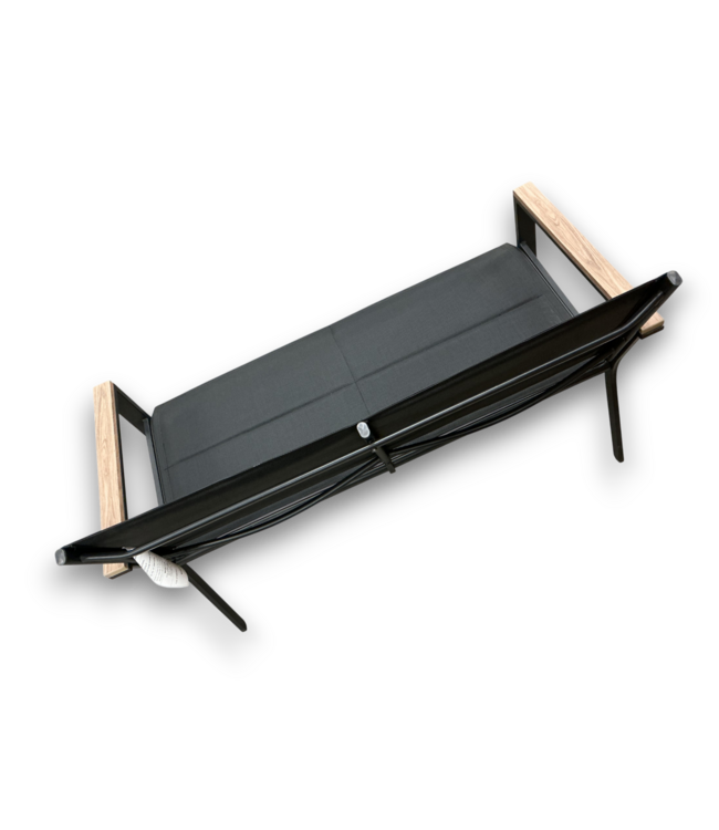 56709 Black Outdoor Furniture - Chairs & Cofee Table