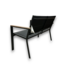 56709 Black Outdoor Furniture - Chairs & Cofee Table