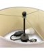 56710 61” Dark Brown Tall Decorative Floor Lamp