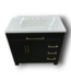 56717 Black Bathroom Vanity 36"