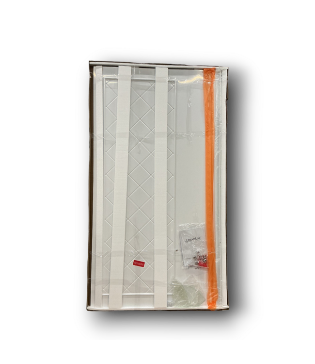 56718 40 X 40 In. White Corner Bathe Walls - Glue On
