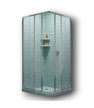 Bud's Warehouse 56720 34 X 72 Corner Glass Shower Sliding Door