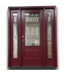 56727 32 X 80 Maroon Side Light Prehung Exterior Door