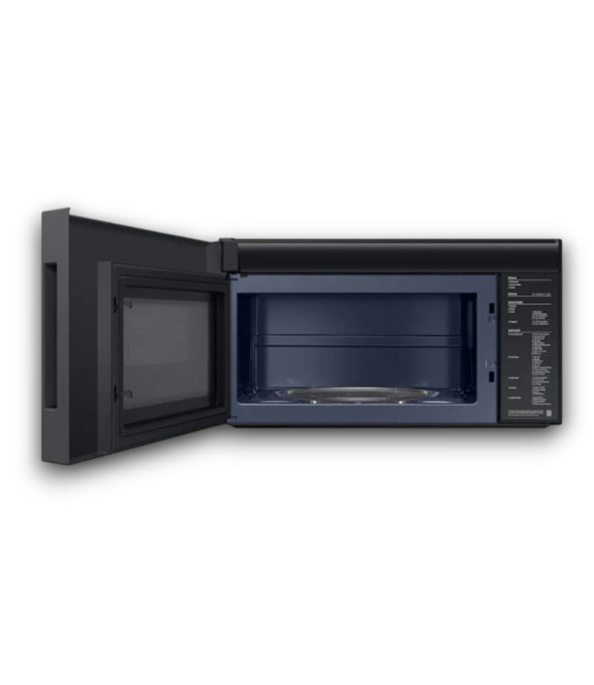 56741 White Glass Over The Range Microwave 2.1 Cu Ft.