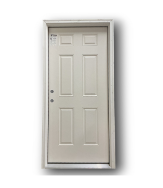 Bud's Warehouse 56751 36 X 80 6 Panel Exterior Prehung Door Rh