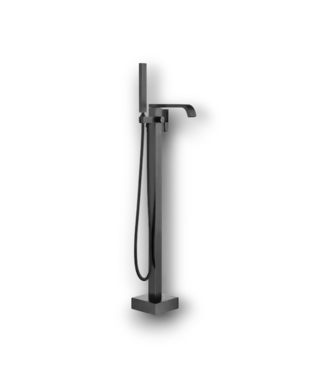Bud's Warehouse 56752 Freestanding Floor Mount Bath Tub Filler Matte Black