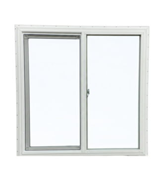 Bud's Warehouse 56759 45 X 45 White Vinyl Sliding Window With Screen