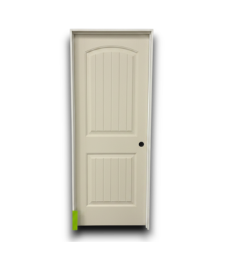 Bud's Warehouse 56749 30x80 Prehung 2 Panel Decorative Interior Door