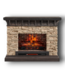 56778 Freestanding Infrared Electric Fireplace 53"w