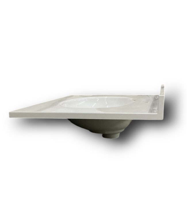56783 White Cultured Marble Sink Top 31"
