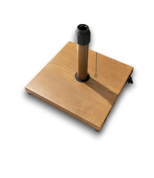 56829 Teak Weighted Umbrella Base