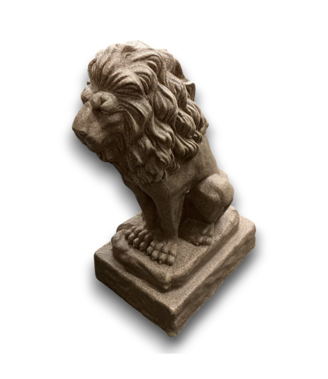 56839 28 X 12 Lion Garden Statue- Stone Look