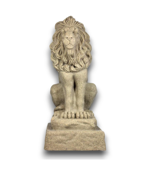 Bud's Warehouse 56839 28 X 12 Lion Garden Statue- Stone Look