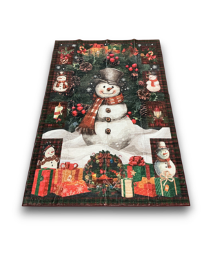 Bud's Warehouse 56854 Christmas Snowman Washable Non-slip Area Rug